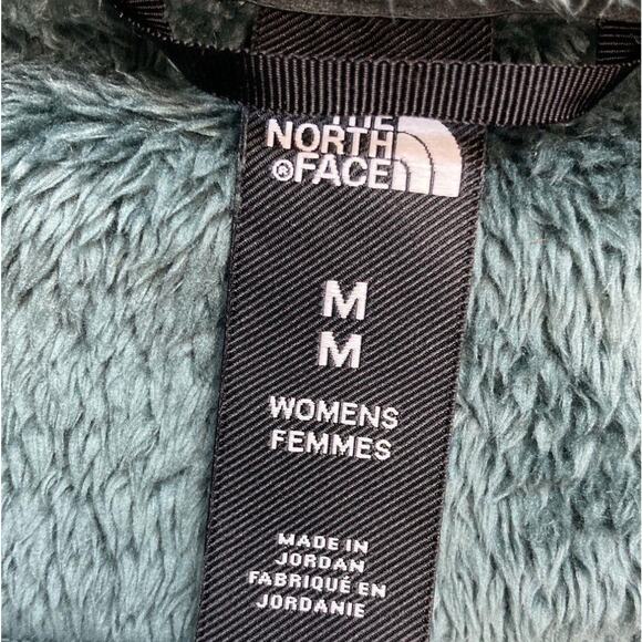 North Face Osito Soft Fleece Full Zip Jacket Dark Hunter Green Women's Size M - Picture 4 of 5